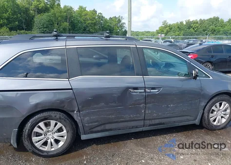 2017 Honda Odyssey Ex-L from USA, damaged, VIN 5FNRL5H65HB001517